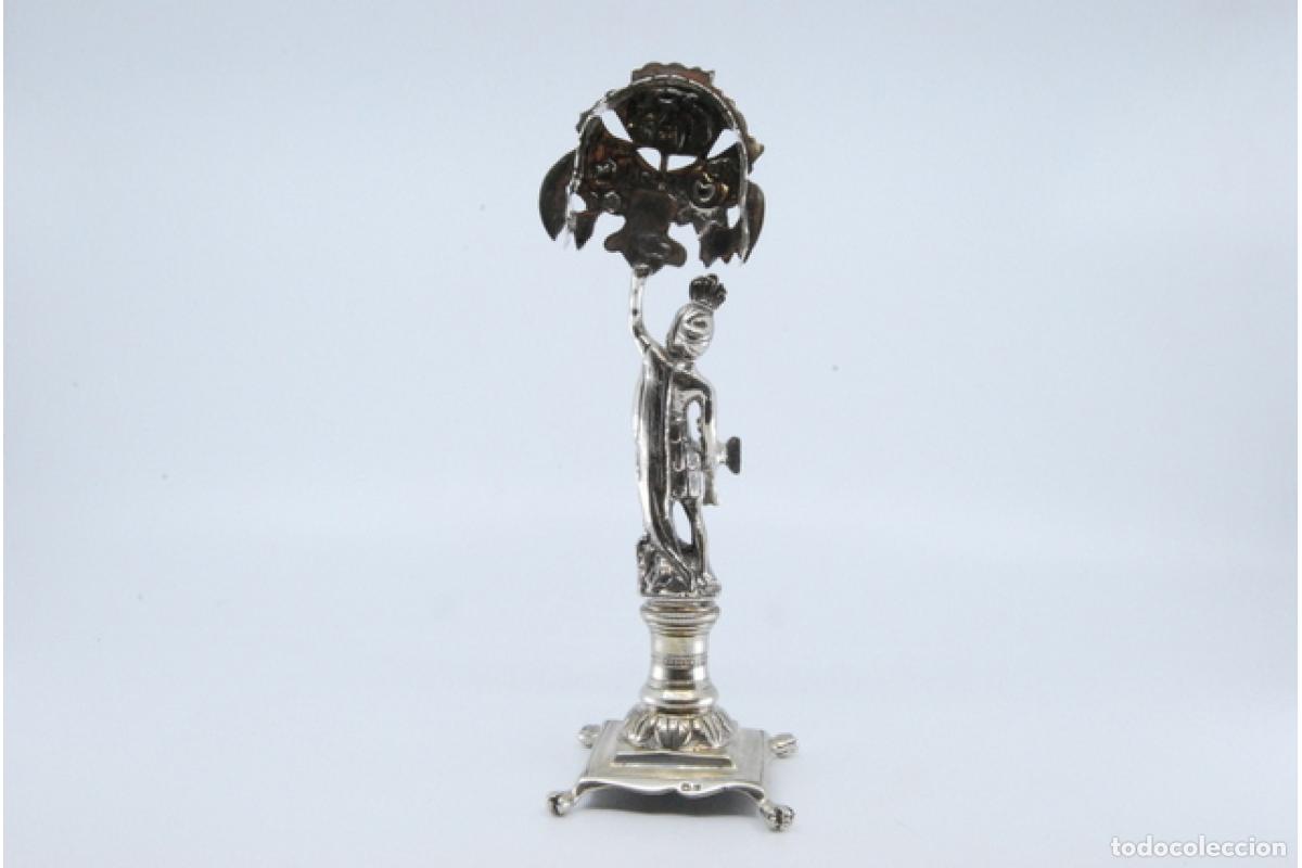 Antig&uuml;edades: Palillero de plata - Ind&iacute;gena - Foto 2
