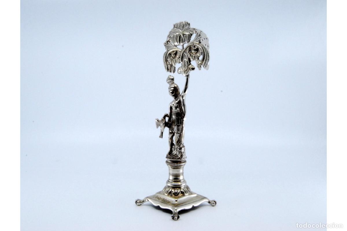 Antig&uuml;edades: Palillero de plata - Ind&iacute;gena - Foto 3