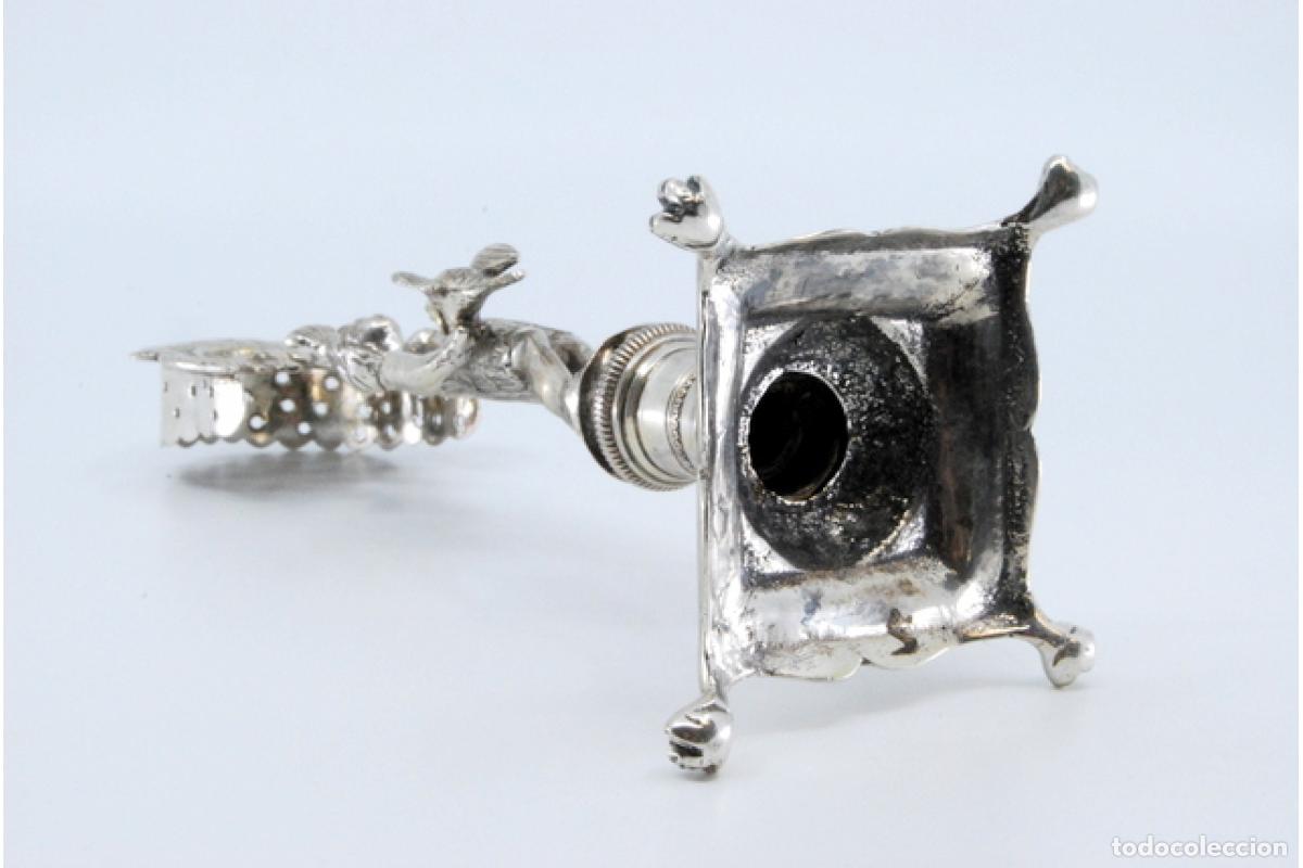 Antig&uuml;edades: Palillero de plata - Ind&iacute;gena - Foto 5