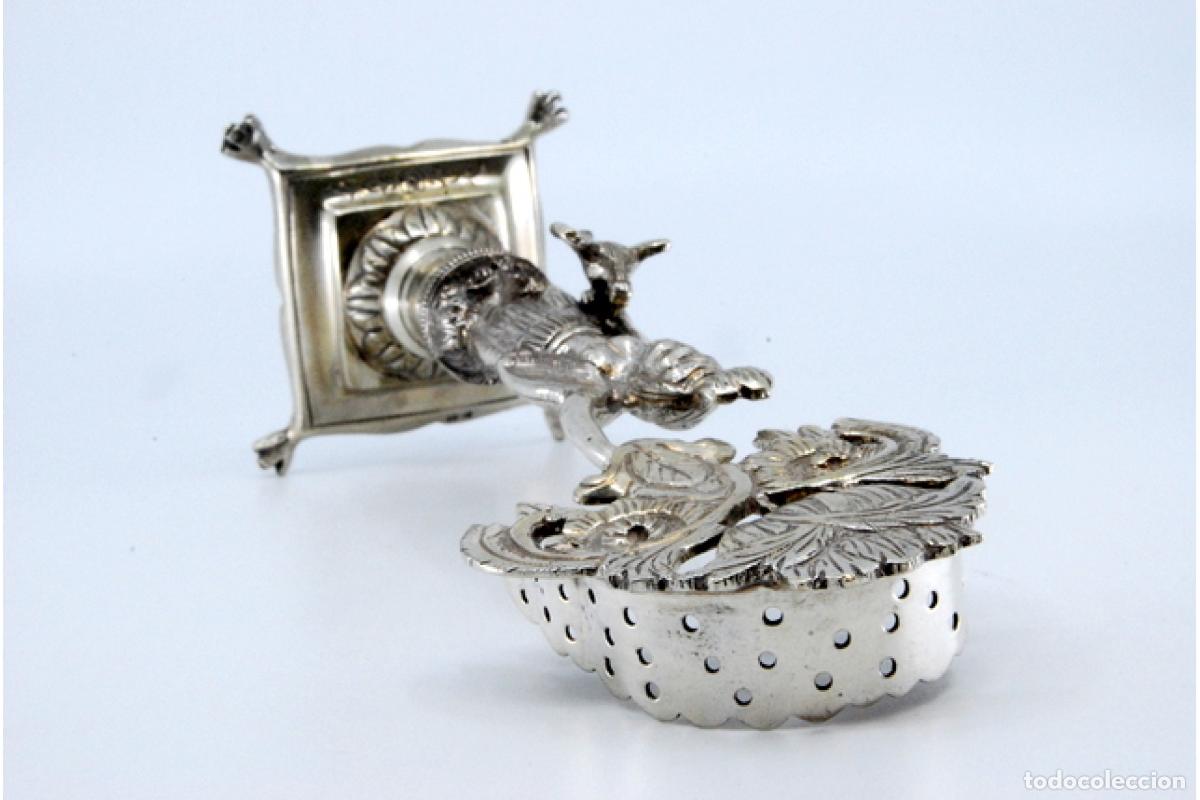 Antig&uuml;edades: Palillero de plata - Ind&iacute;gena - Foto 6