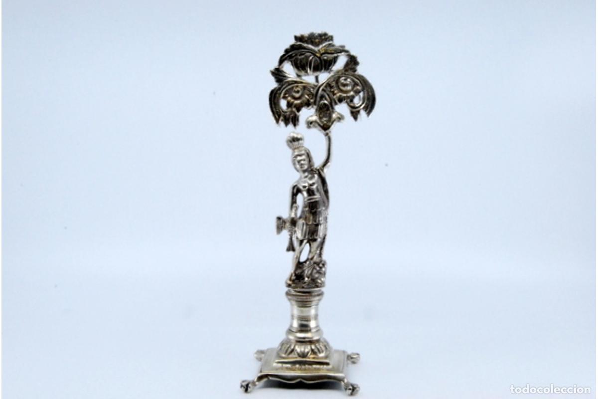 Antig&uuml;edades: Palillero de plata - Ind&iacute;gena - Foto 7