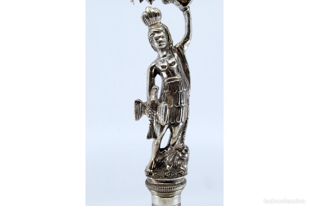 Antig&uuml;edades: Palillero de plata - Ind&iacute;gena - Foto 9