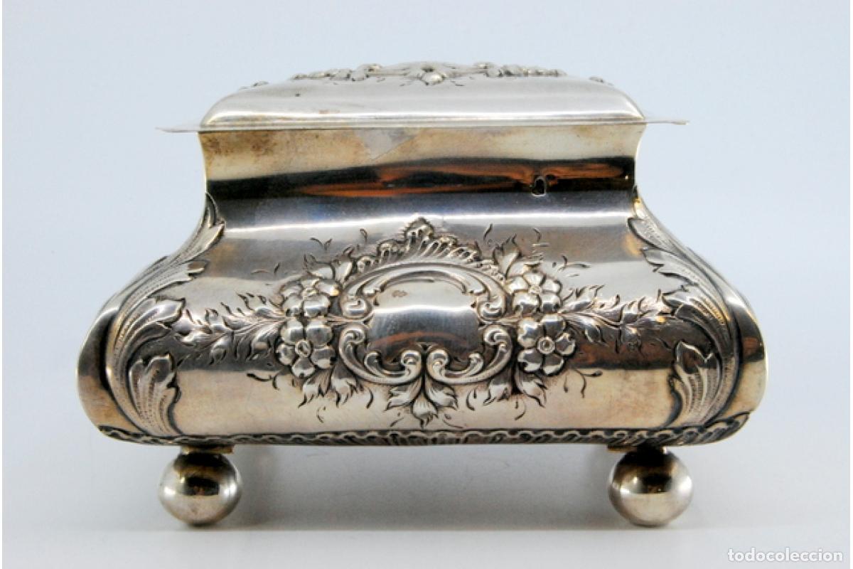 Antig&uuml;edades: Caja de joyer&iacute;a de plata - Foto 8