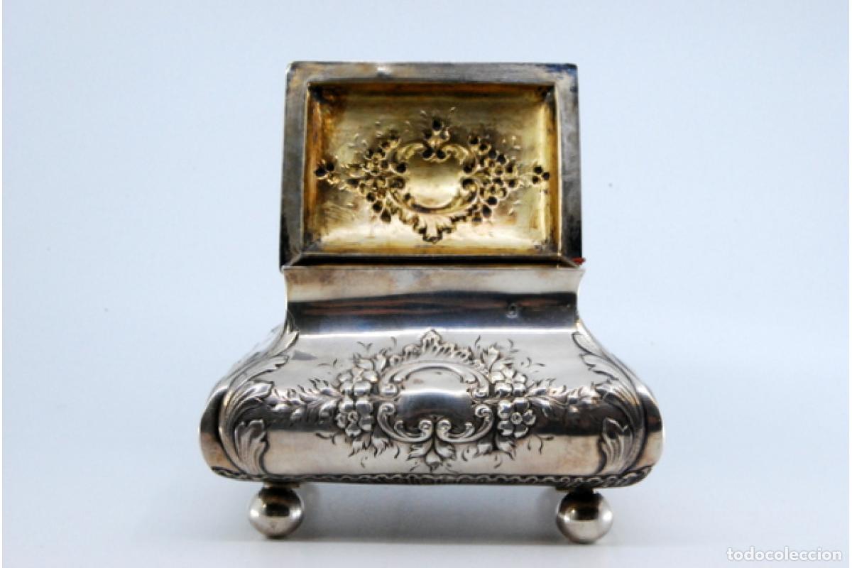 Antig&uuml;edades: Caja de joyer&iacute;a de plata - Foto 10