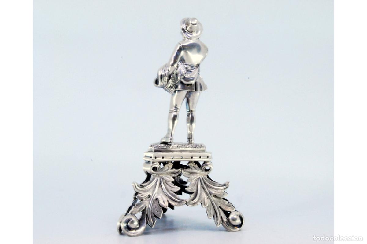 Antig&uuml;edades: Palillero de plata - Troubadour - Foto 6