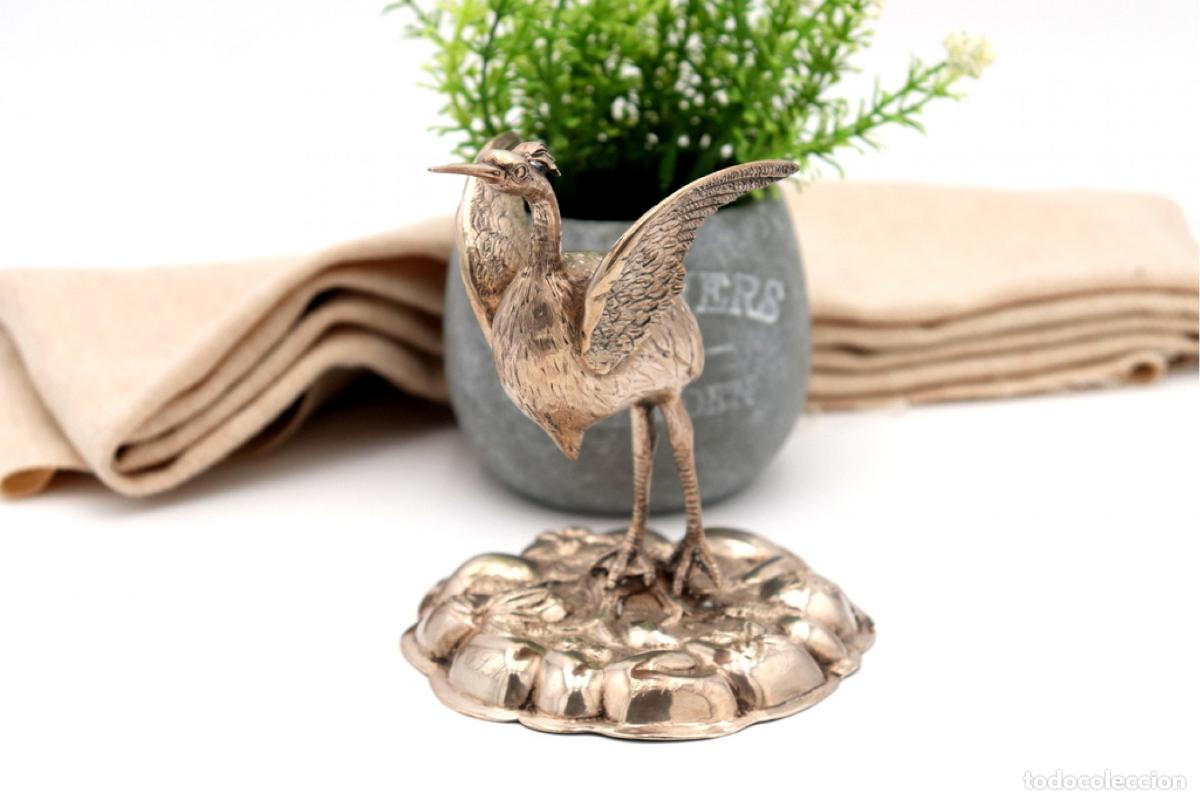 Antig&uuml;edades: Palillero de plata - P&aacute;jaro - Foto 4