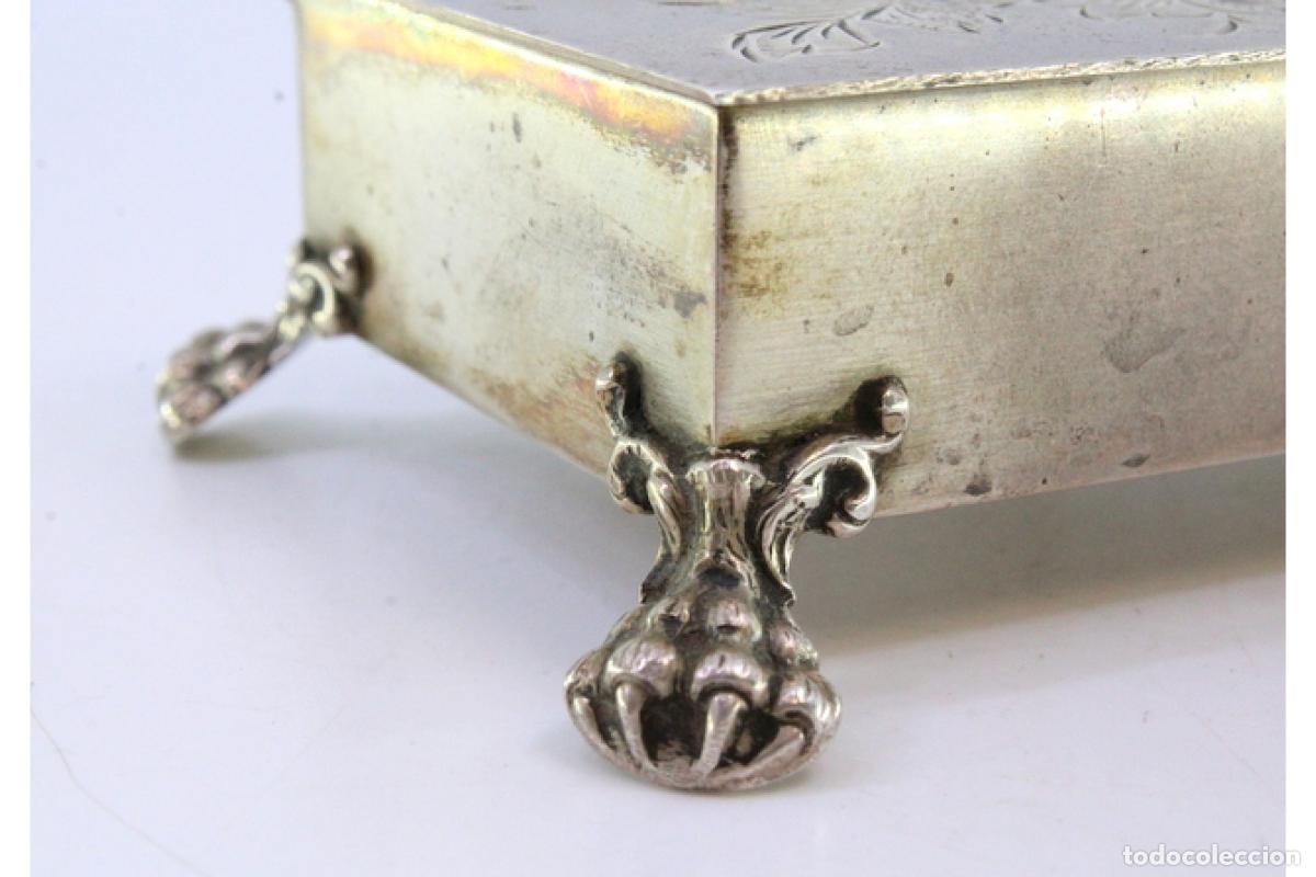 Antig&uuml;edades: Caja de joyer&iacute;a de plata - Foto 7