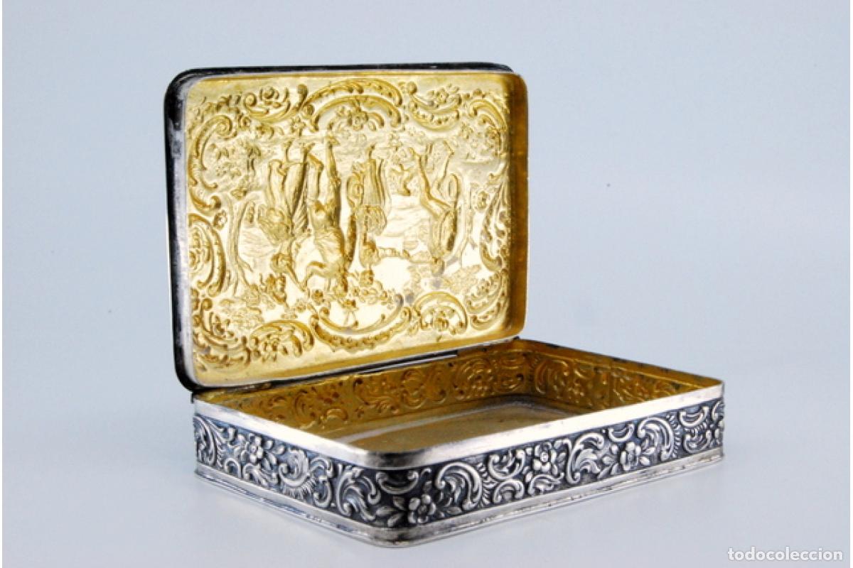 Antig&uuml;edades: Caja de joyer&iacute;a de plata - Foto 3