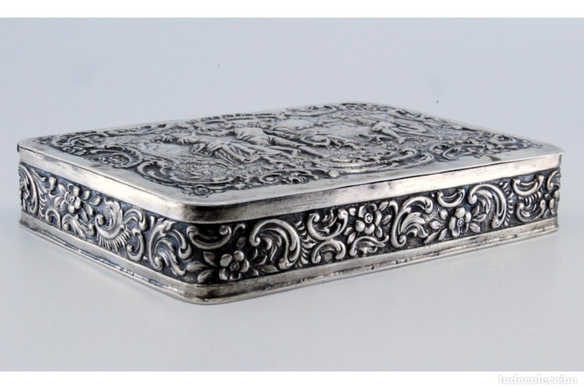 Antig&uuml;edades: Caja de joyer&iacute;a de plata - Foto 8