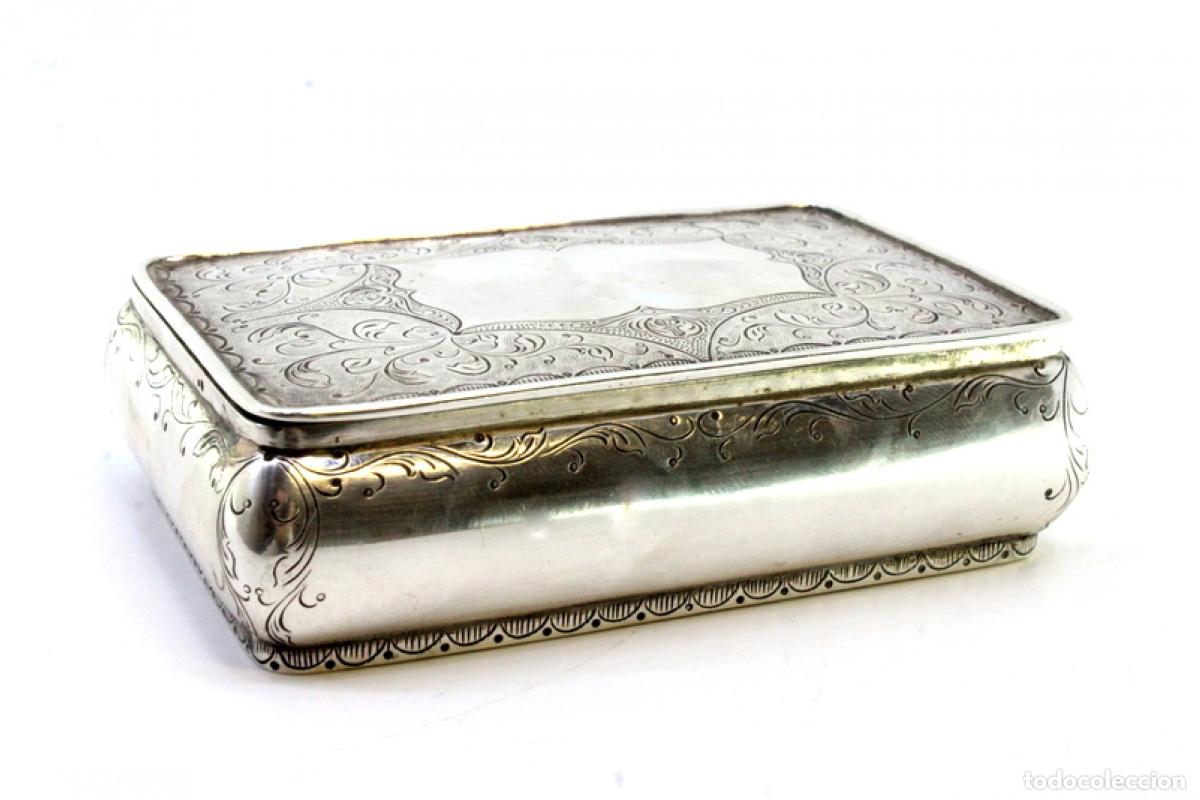 Antig&uuml;edades: Caja de joyer&iacute;a de plata - Foto 3