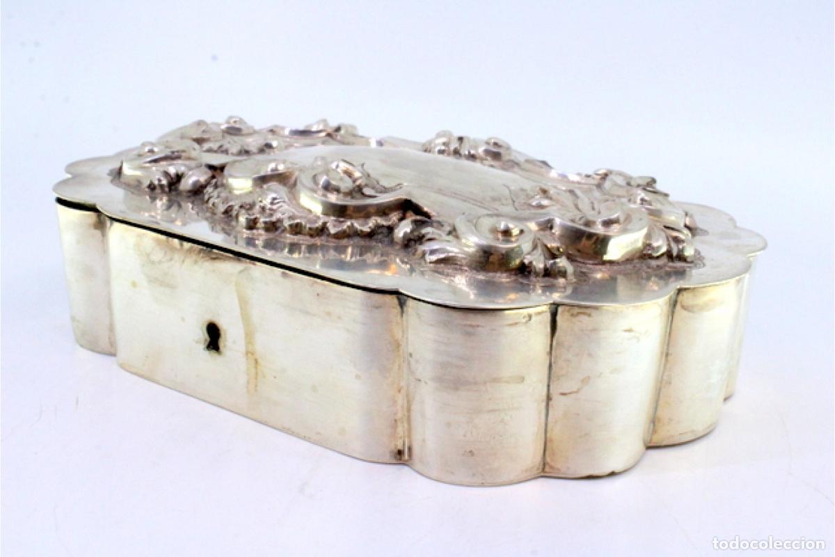 Antig&uuml;edades: Caja de joyer&iacute;a de plata - Foto 3
