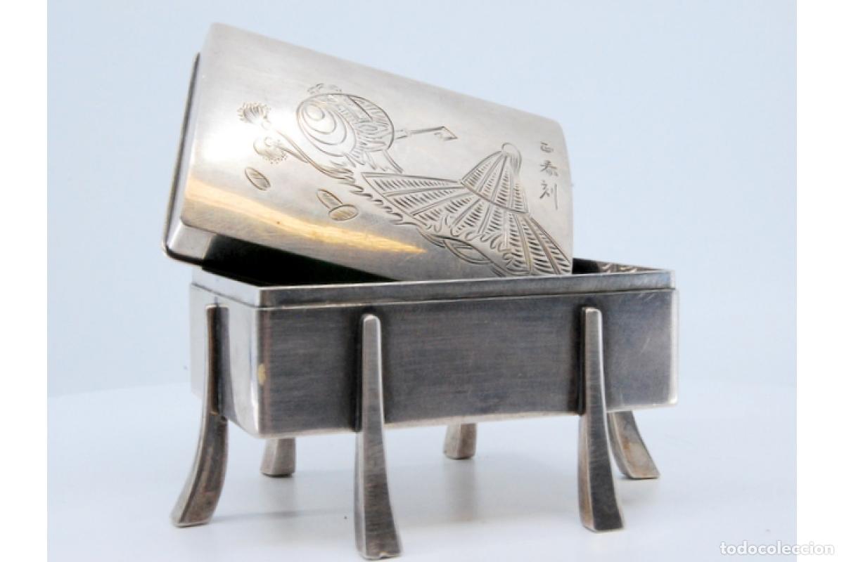 Antig&uuml;edades: Caja de joyer&iacute;a de plata - Foto 10