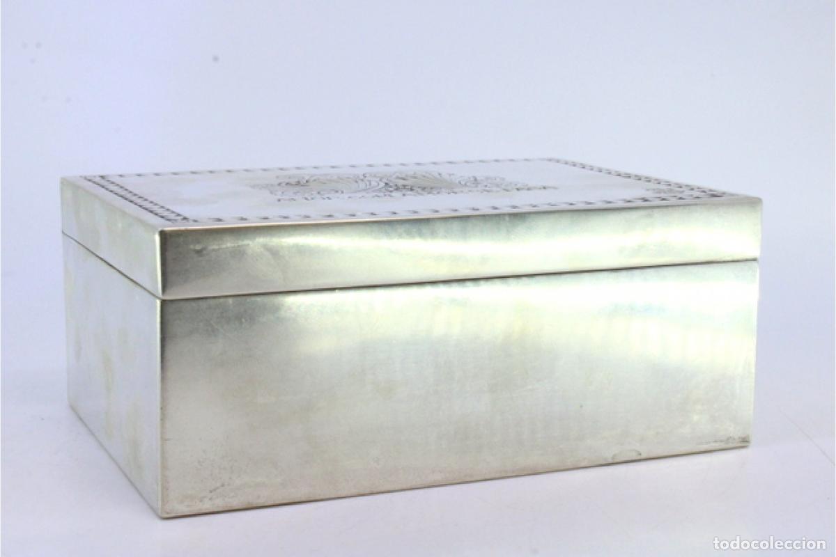Antig&uuml;edades: Caja de joyer&iacute;a de plata - Foto 3