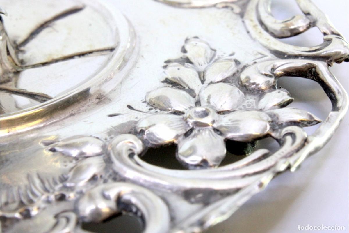 Antig&uuml;edades: Candelero de mano, en plata - Foto 6