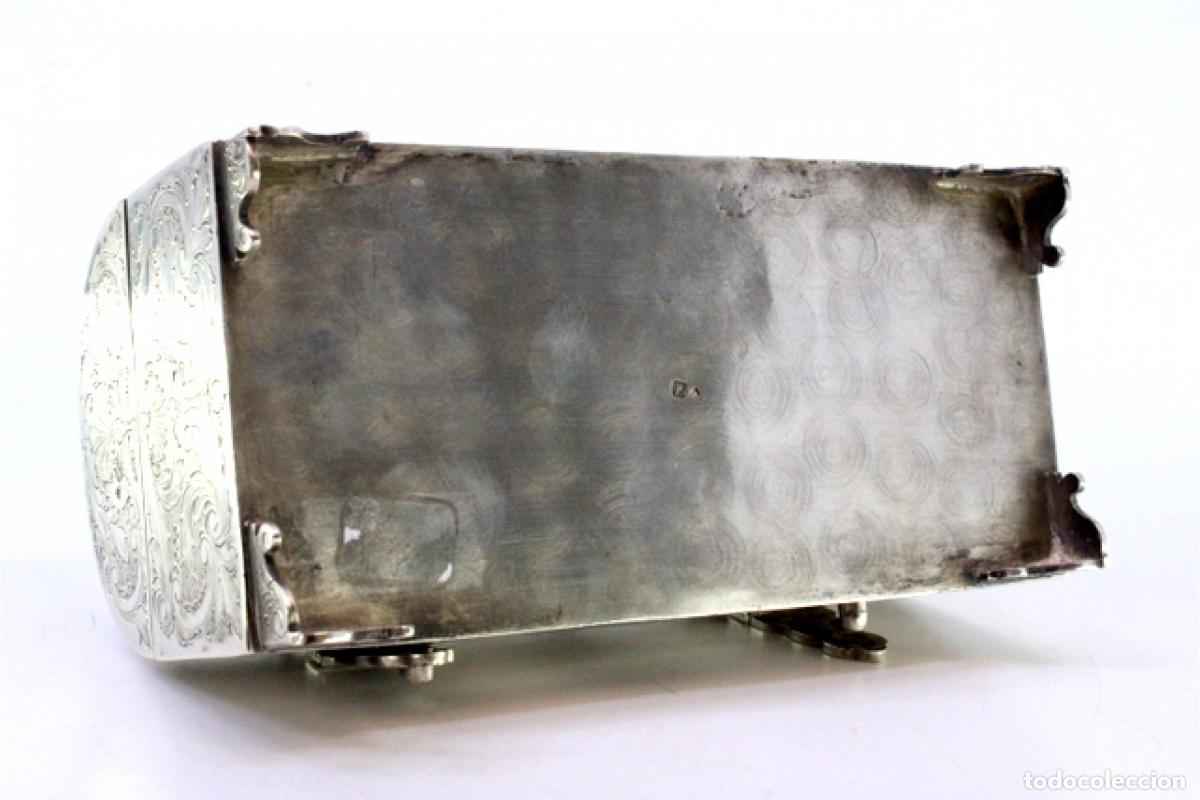 Antig&uuml;edades: Caja de joyer&iacute;a de plata - Foto 5