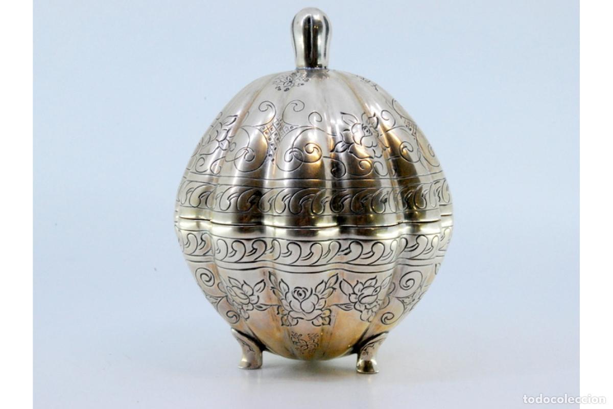 Antig&uuml;edades: Caja de joyer&iacute;a de plata - Foto 4