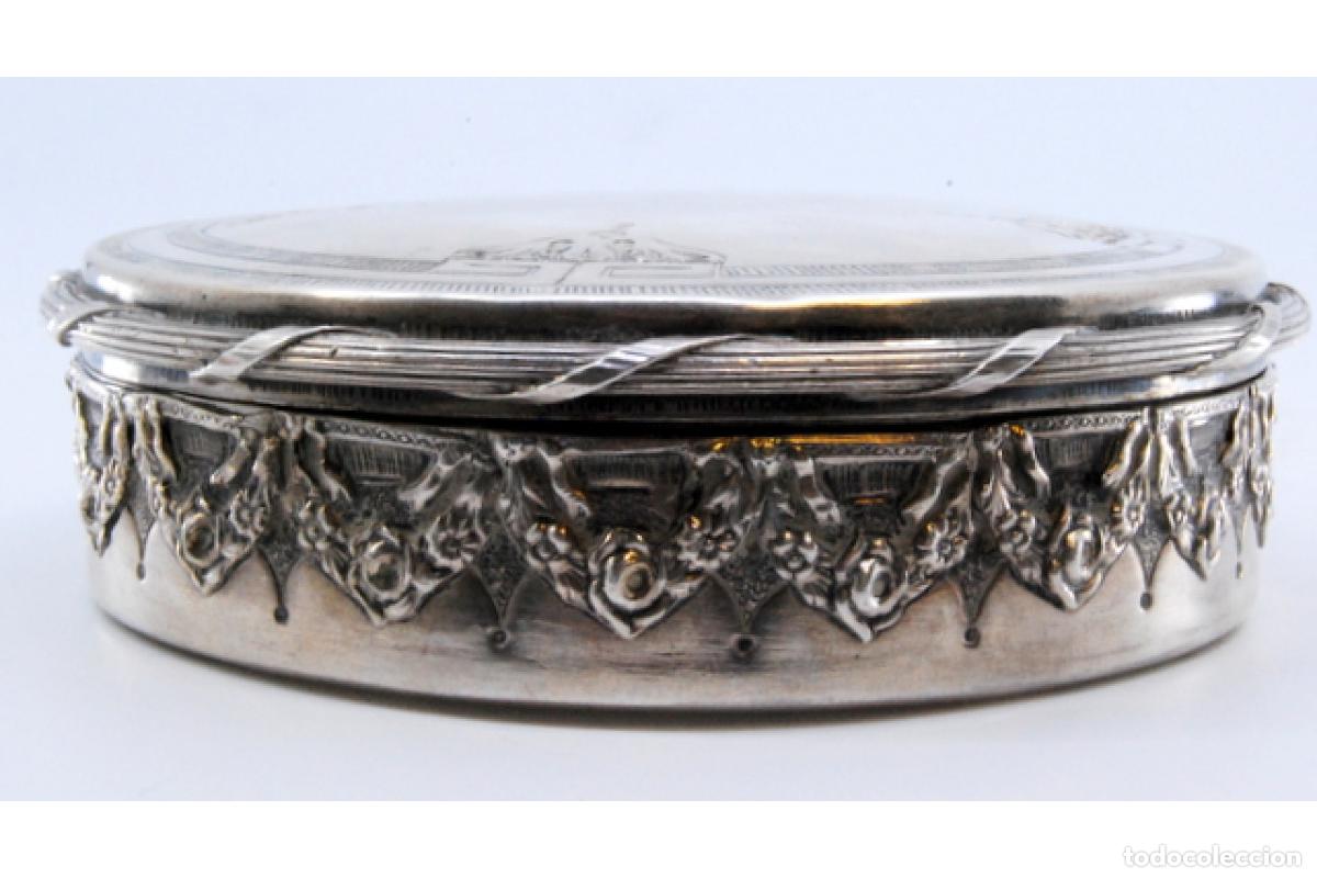 Antig&uuml;edades: Caja de joyer&iacute;a de plata - Foto 9