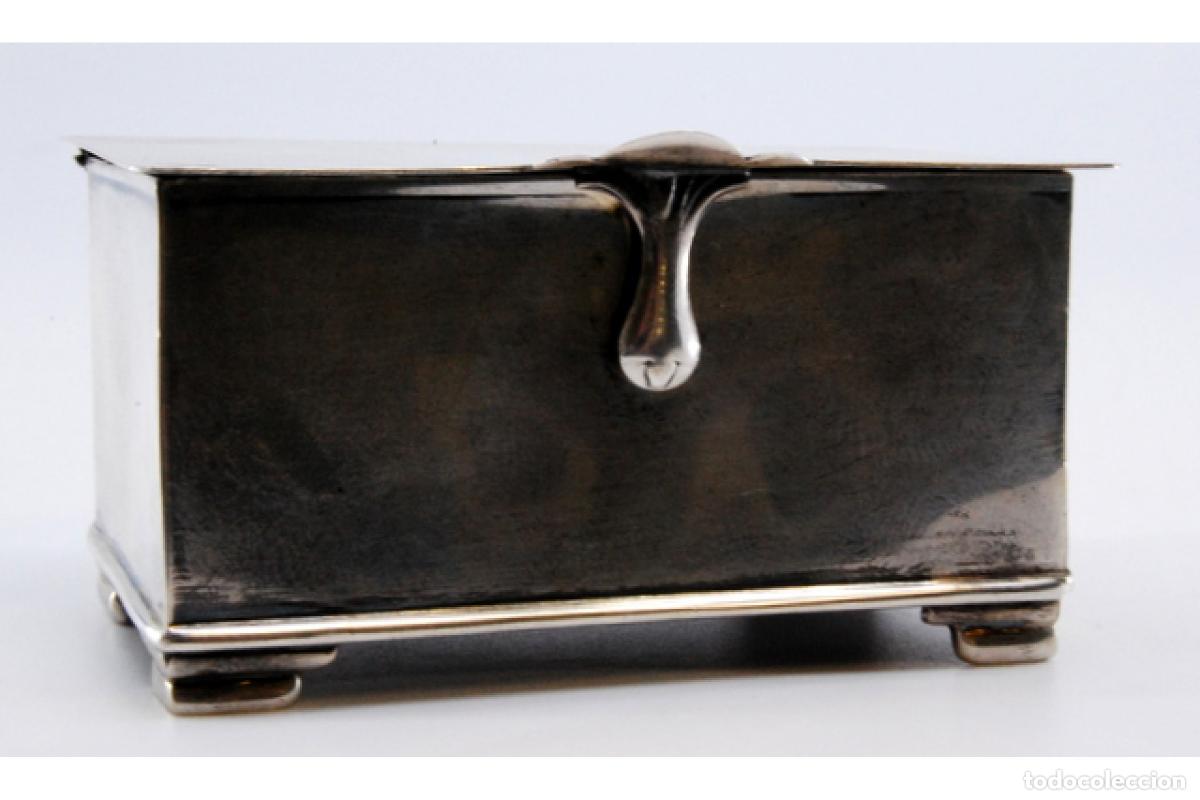 Antig&uuml;edades: Caja de joyer&iacute;a de plata - Foto 10