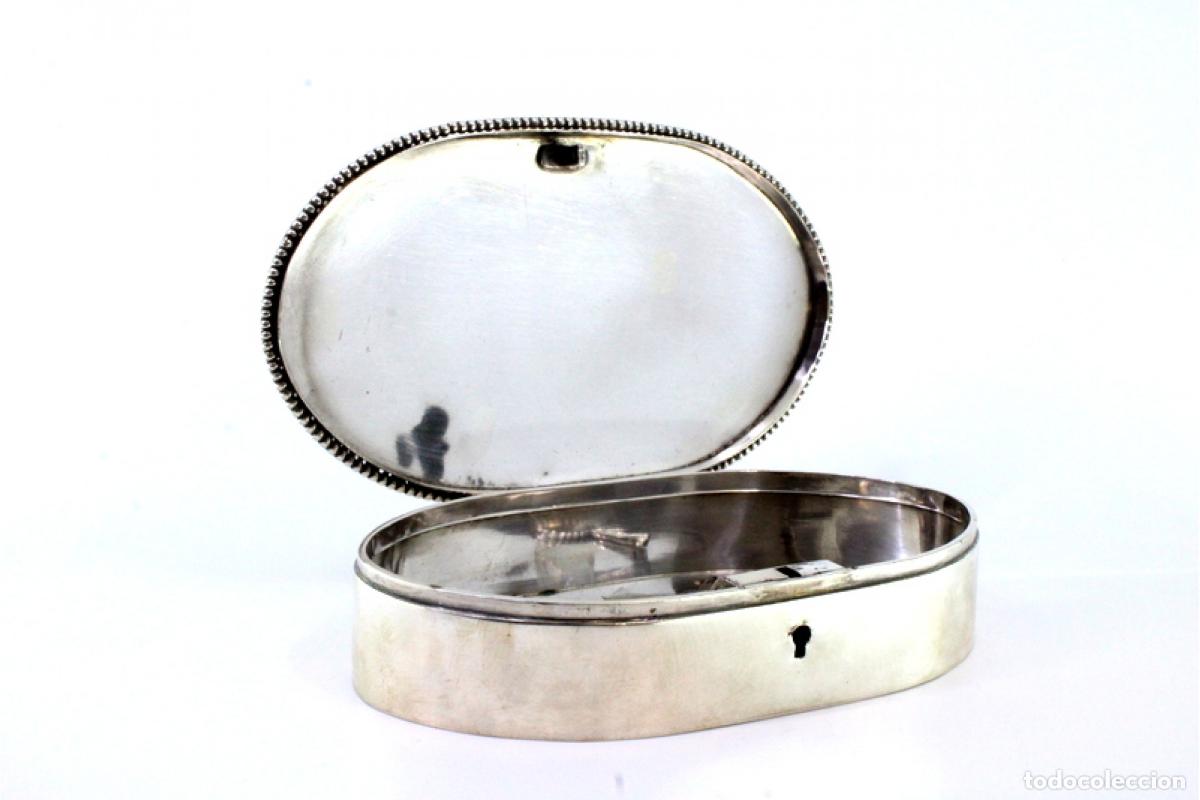 Antig&uuml;edades: Caja de joyer&iacute;a de plata - Foto 7