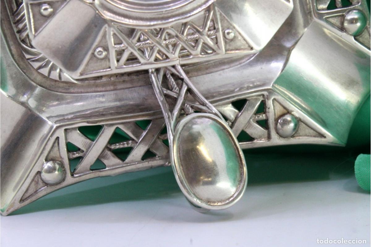 Antig&uuml;edades: Candelero de mano, en plata - Foto 4