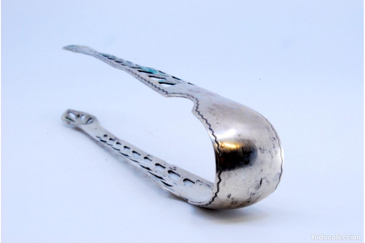 Antig&uuml;edades: Pinzas para az&uacute;car, en plata - Foto 3
