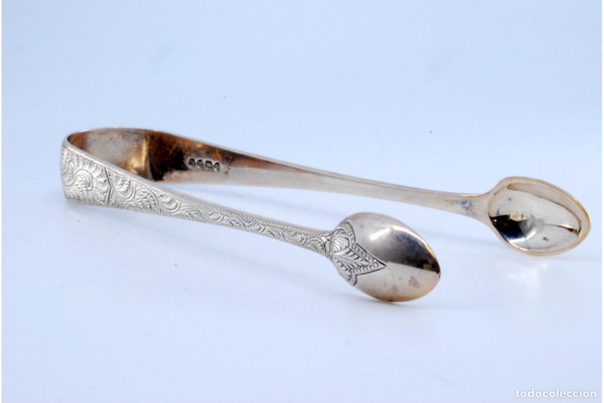Antig&uuml;edades: Pinzas para az&uacute;car, en plata - Foto 4