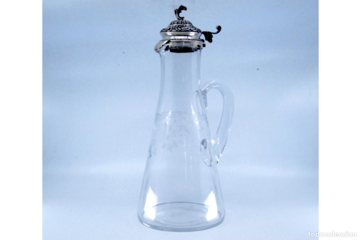 Antig&uuml;edades: Jarra de agua de plata - Foto 2