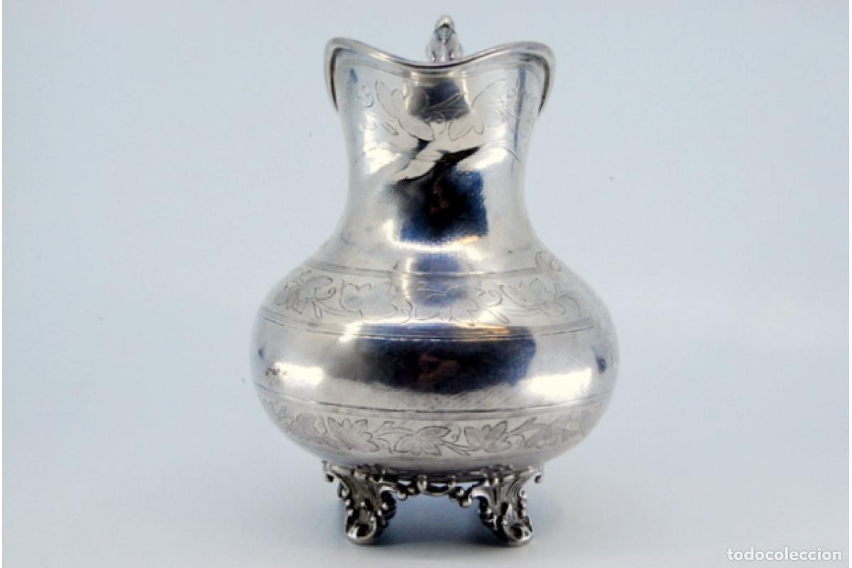 Antig&uuml;edades: Jarra de agua de plata - Foto 2