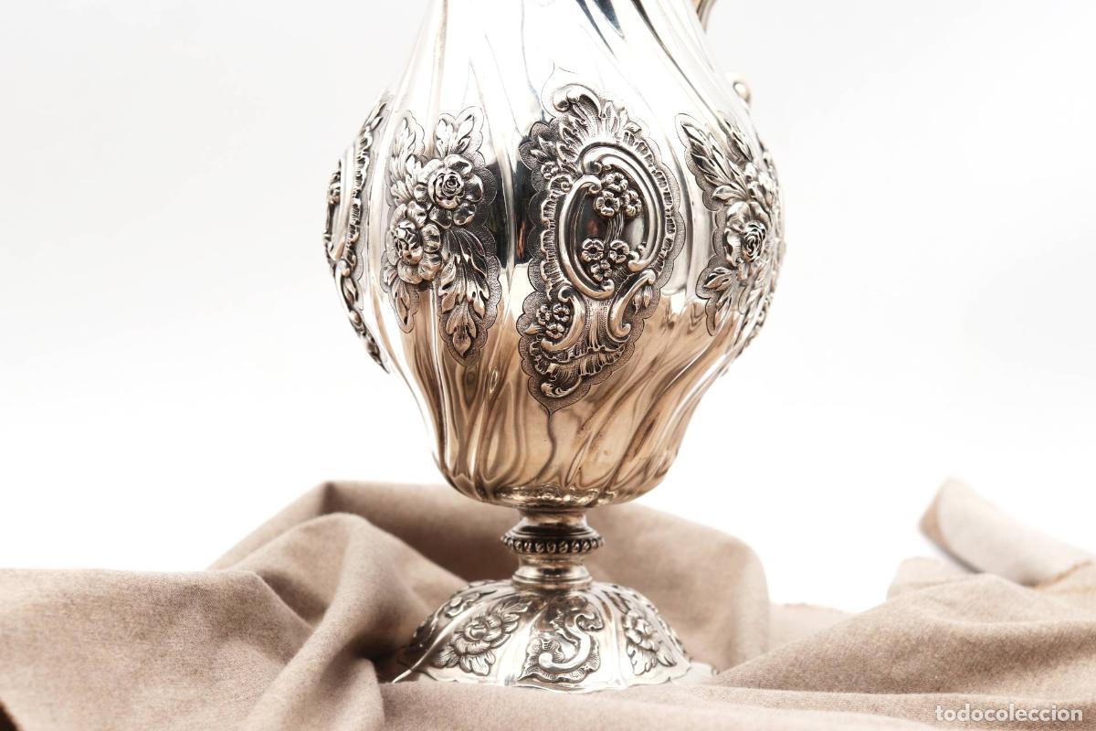 Antig&uuml;edades: Jarra de agua de plata - Foto 6