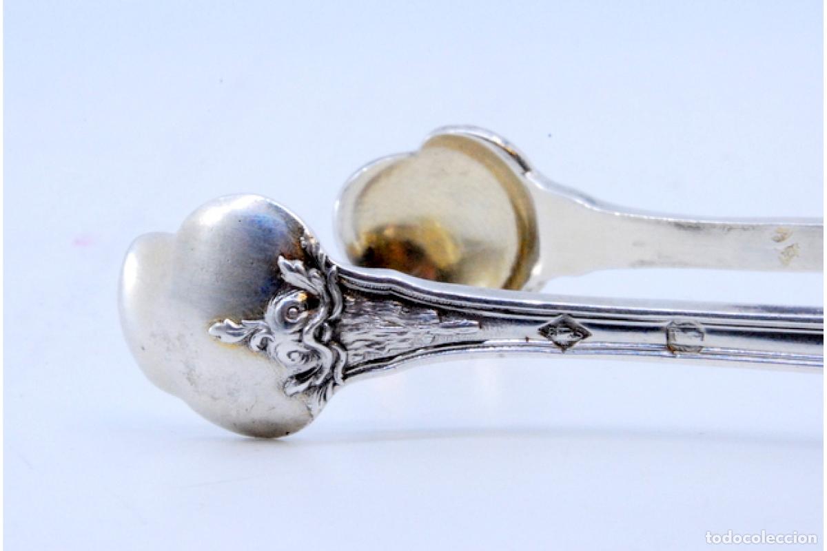 Antig&uuml;edades: Pinzas para az&uacute;car, en plata - Foto 2