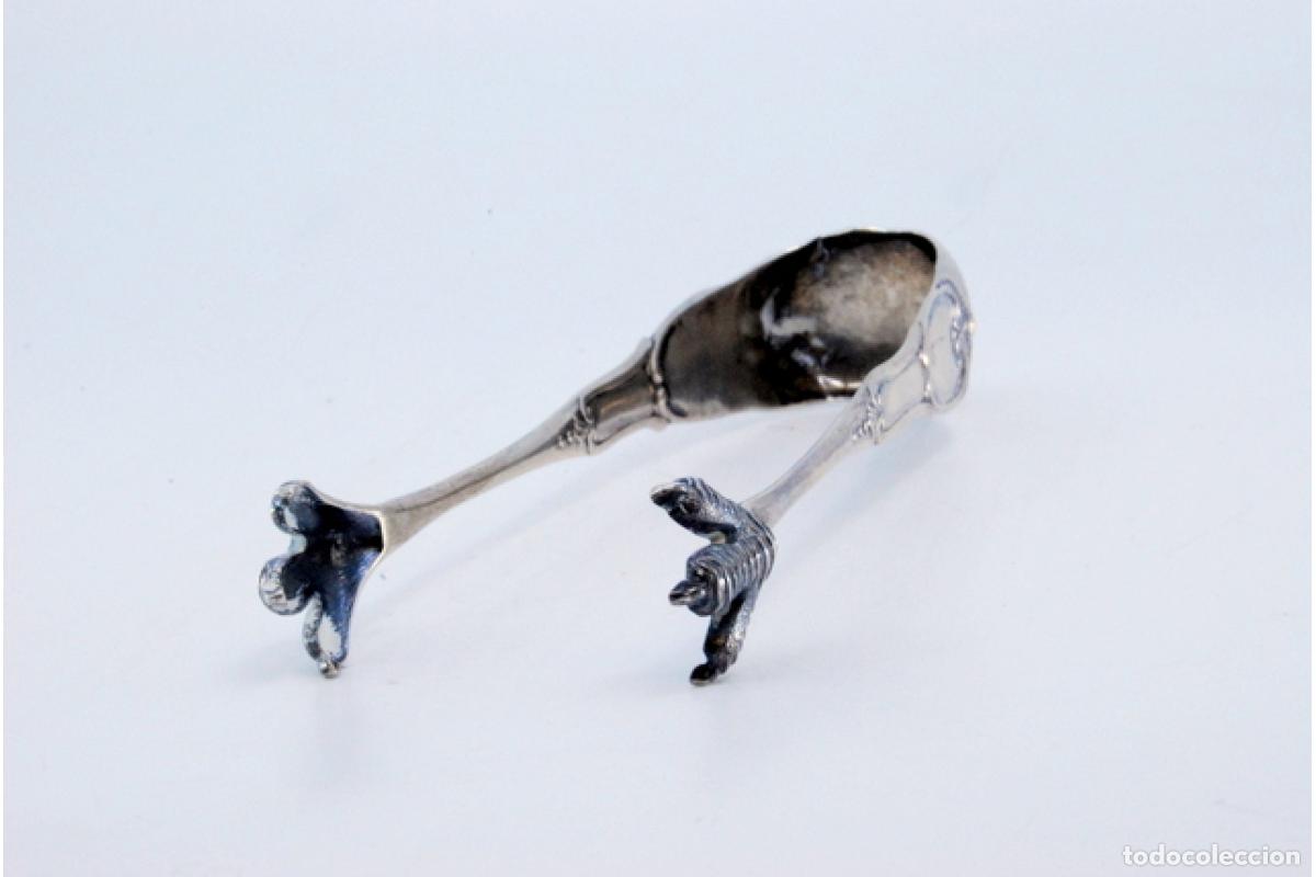 Antig&uuml;edades: Pinzas para hielo, en plata - Foto 2