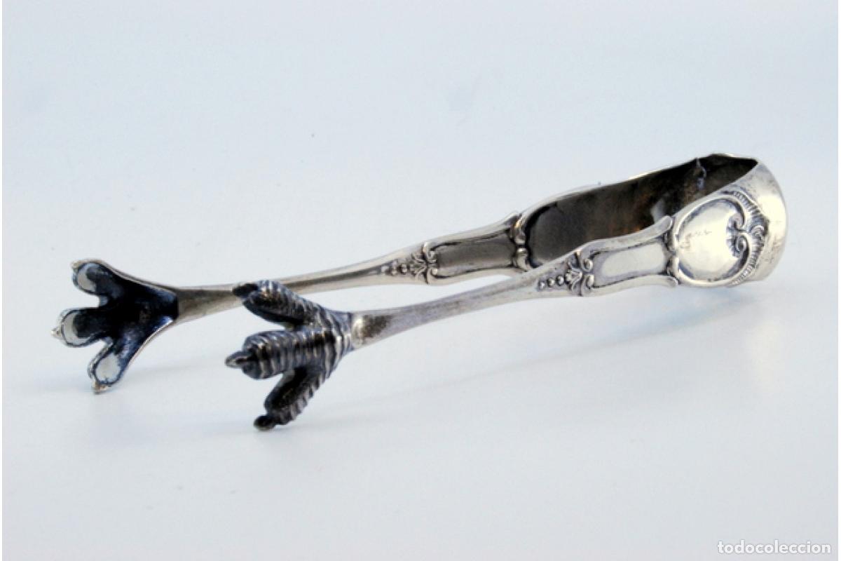 Antig&uuml;edades: Pinzas para hielo, en plata - Foto 6