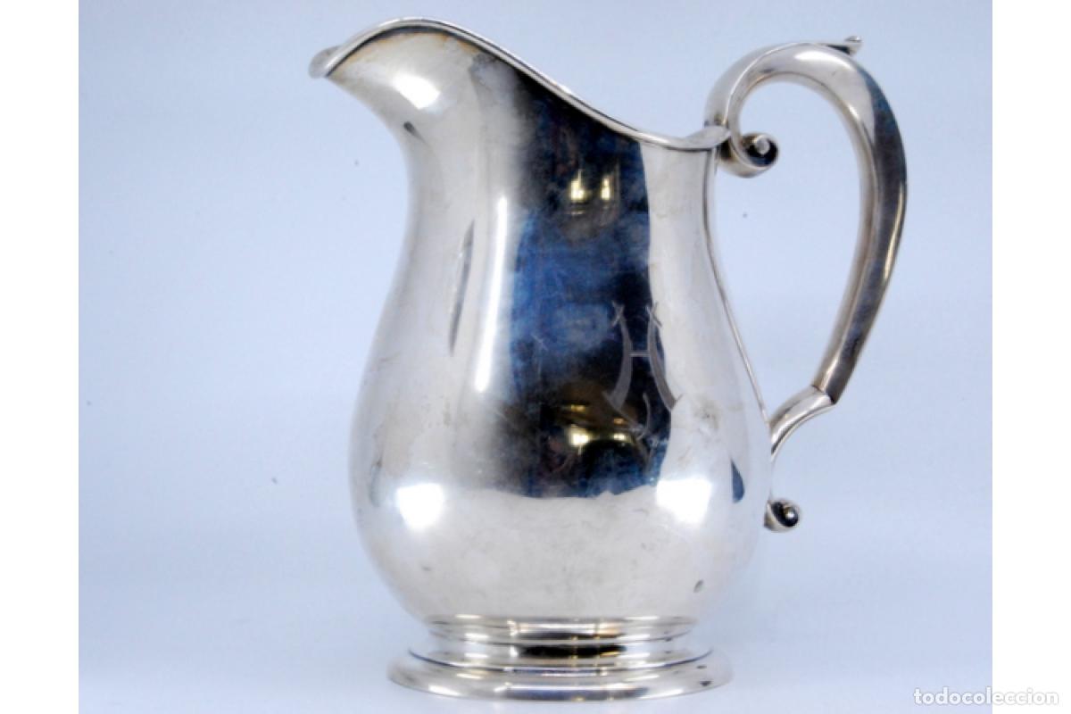 Antig&uuml;edades: Jarra de agua de plata - Foto 2