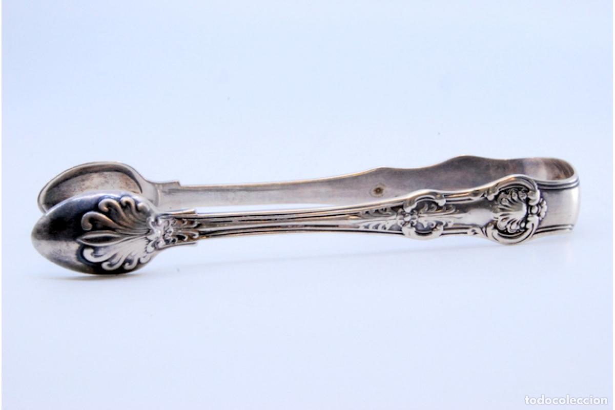 Antig&uuml;edades: Pinzas para az&uacute;car, en plata - Foto 2