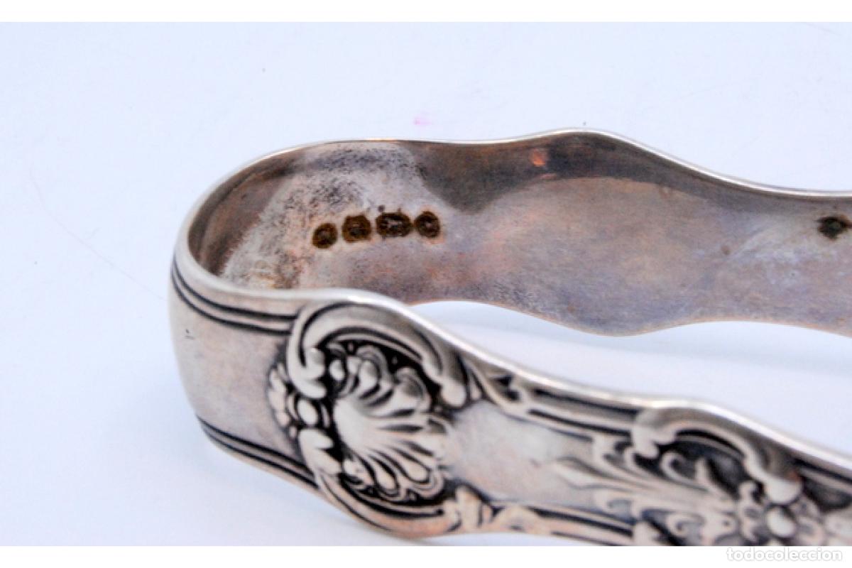 Antig&uuml;edades: Pinzas para az&uacute;car, en plata - Foto 7