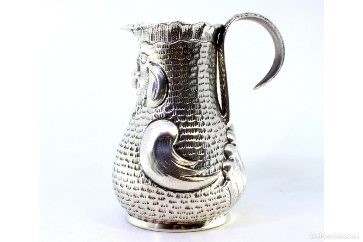 Antig&uuml;edades: Jarra de vino de plata - Foto 4