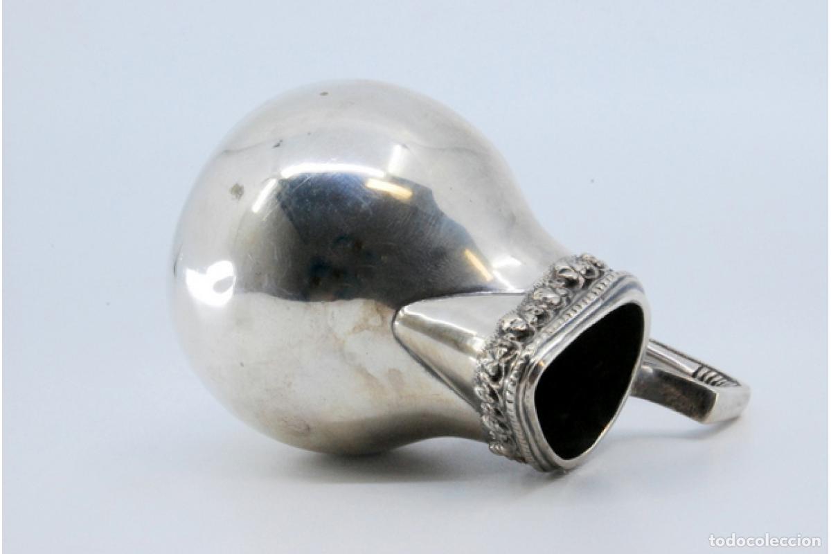 Antig&uuml;edades: Jarra de vino de plata - Foto 7