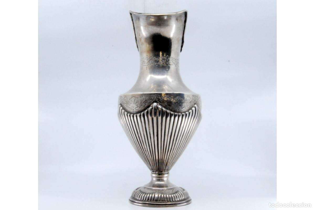 Antig&uuml;edades: Jarra de agua de plata - Foto 6