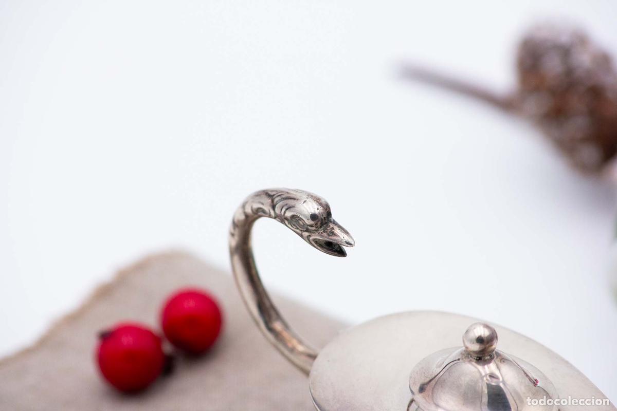 Antig&uuml;edades: L&aacute;mpara de plata - Foto 4