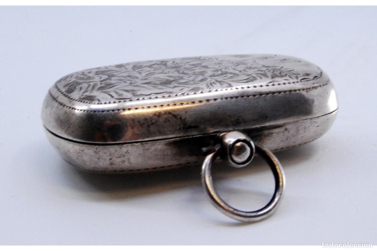 Antig&uuml;edades: caja de monedas de plata - Foto 2