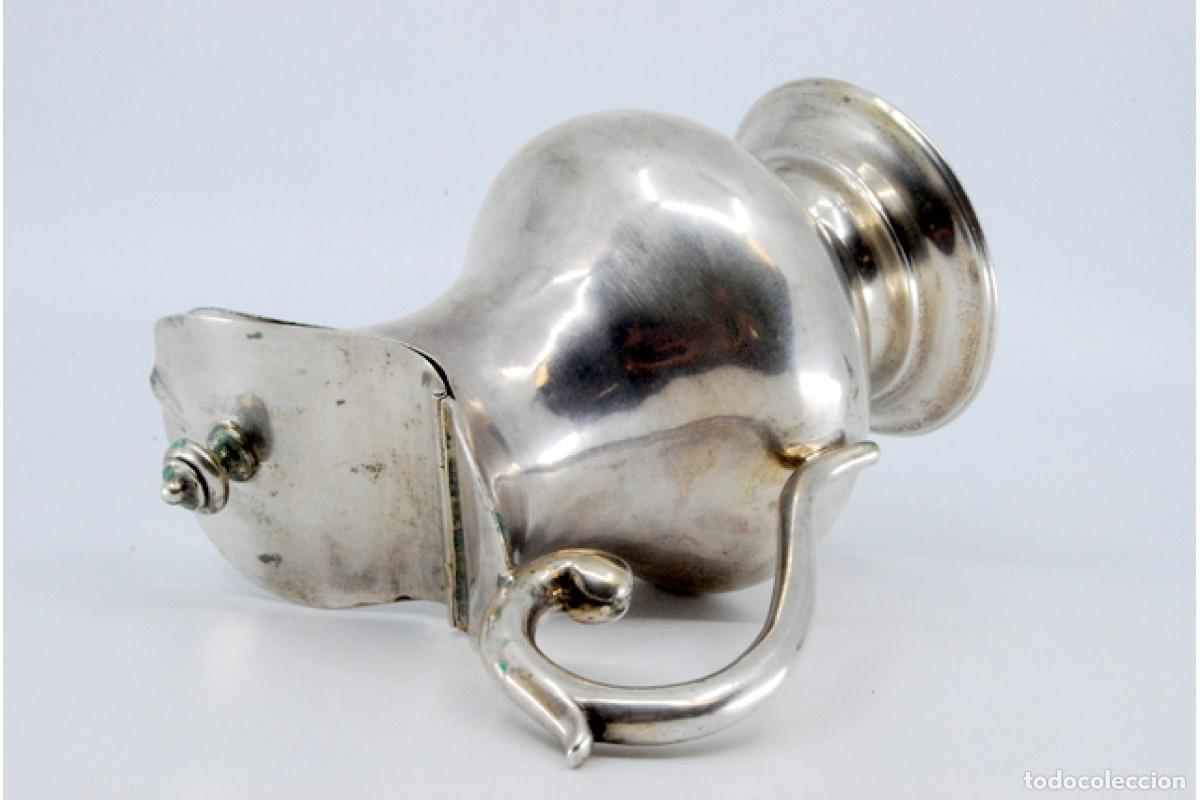 Antig&uuml;edades: jarra de leche de plata - Foto 3