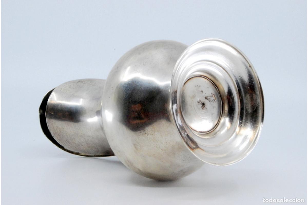 Antig&uuml;edades: jarra de leche de plata - Foto 6