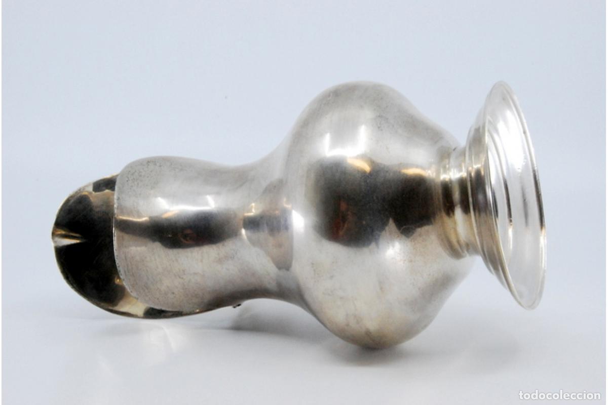 Antig&uuml;edades: jarra de leche de plata - Foto 7