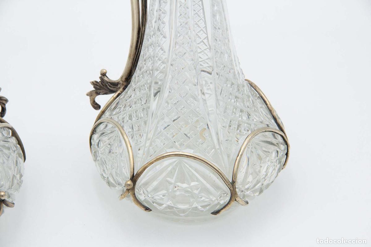 Antig&uuml;edades: Botellas de licor de plata - Foto 4