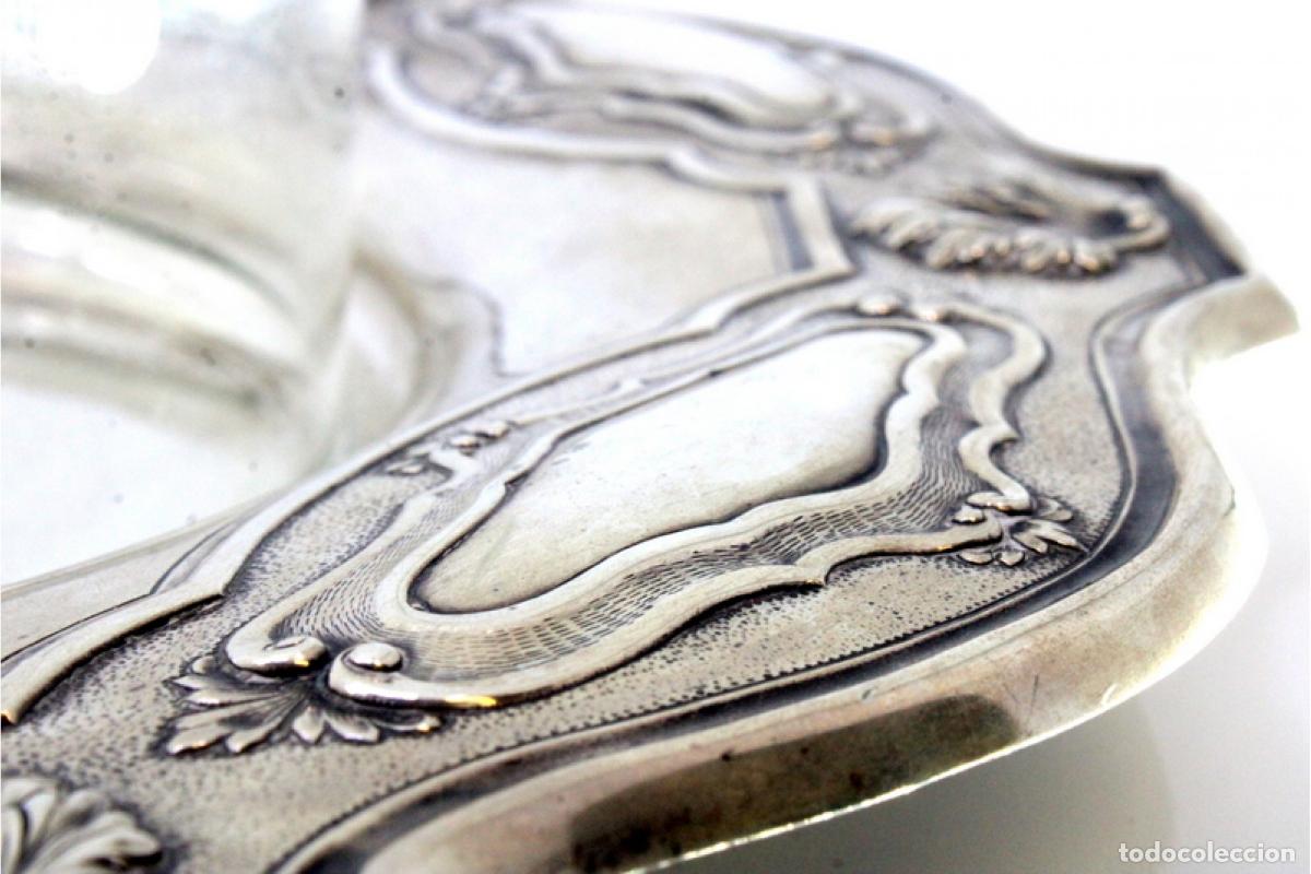 Antig&uuml;edades: plato de queso de plata - Foto 5