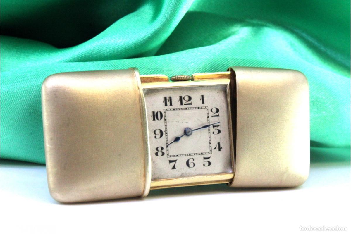 Antig&uuml;edades: Reloj de viaje, plata - Foto 3