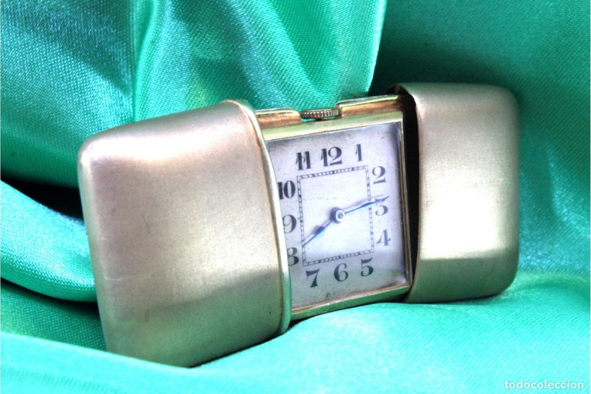 Antig&uuml;edades: Reloj de viaje, plata - Foto 5