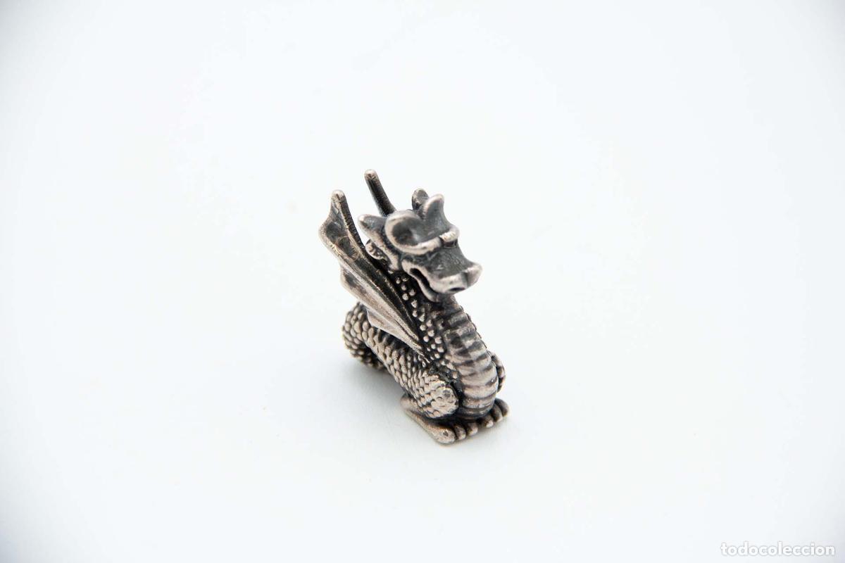 Antig&uuml;edades: Drag&oacute;n chino en plata - Foto 3