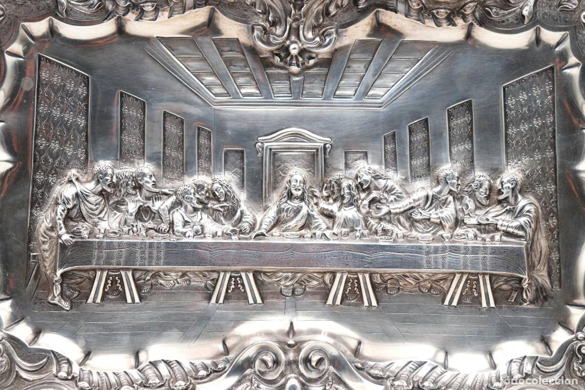 Antig&uuml;edades: Marco de plata - La &Uacute;ltima Cena - Foto 3