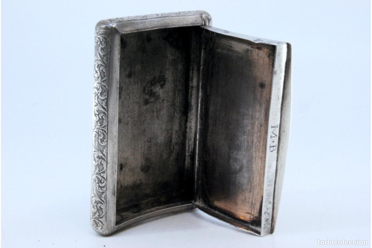Antig&uuml;edades: Caja de rap&eacute;, en plata - Foto 7